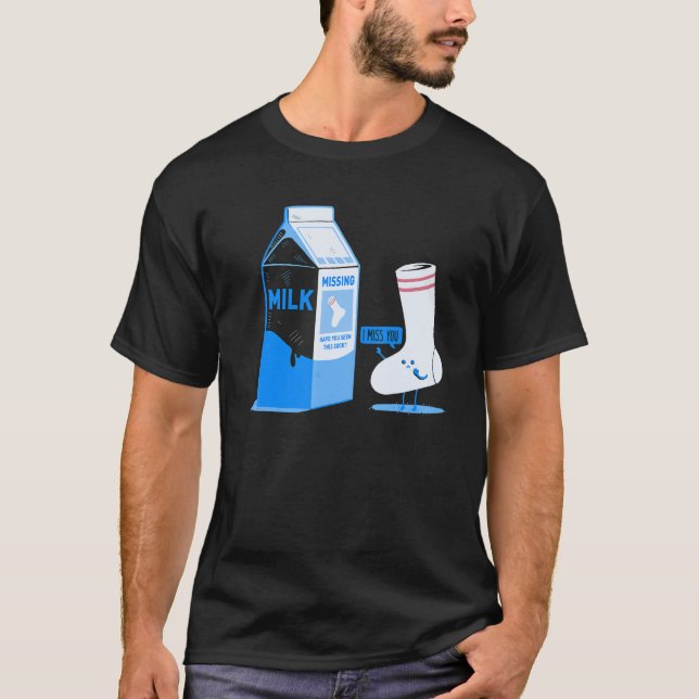 Missing Partner Milk Sock T-Shirt (Vorderseite)