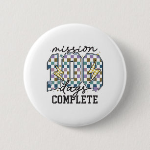 Mission 100 Tage abgeschlossen 100 Tage der Schule Button