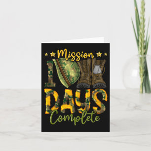 Mission 100 Tage der Schule Kompletter Junge Solda Karte