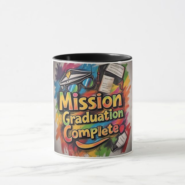 Mission Abschluss Complete Splash Tasse (Zentrum)