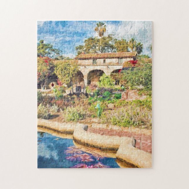 Mission au puzzle de photo de San Juan Capistrano (Vertical)