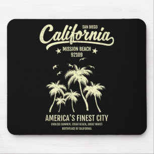 Mission Beach Ca 92109 Sommerurlaub San Diego C Mousepad