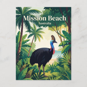 Mission Beach, Queensland Australien Postkarte