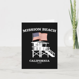 Mission Beach Shirt Retro San Diego California Bea Karte