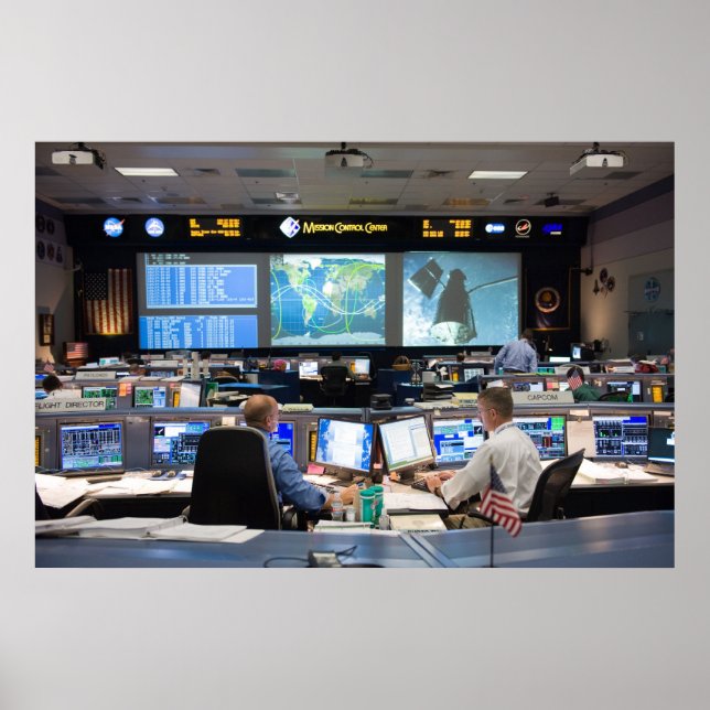 Mission Control Center Poster (Vorne)