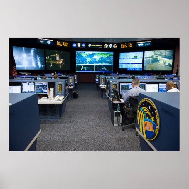 Mission Control Center (STS-119) Poster (Vorne)