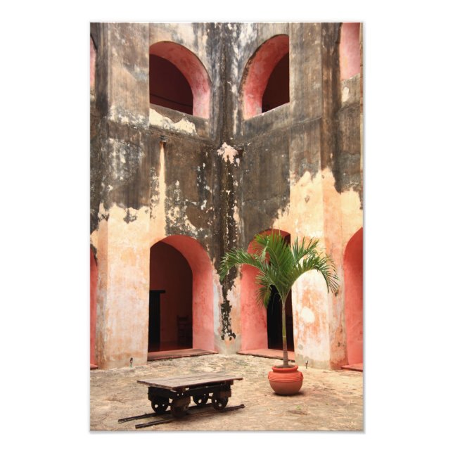 Mission Courtyard Fotodruck (Vorne)