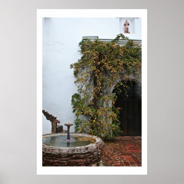 Mission Courtyard Poster (Vorne)