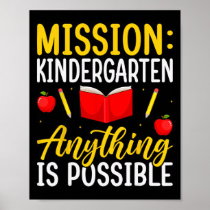 Mission Kindergarten Alles ist möglich  Poster