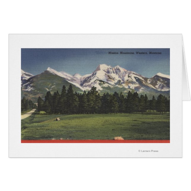 Mission Mountain View in MontanaMontana (Vorderseite (Horizontal))