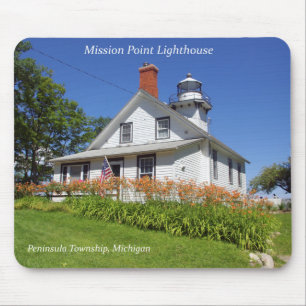 Mission Point Lighthouse Mousepad