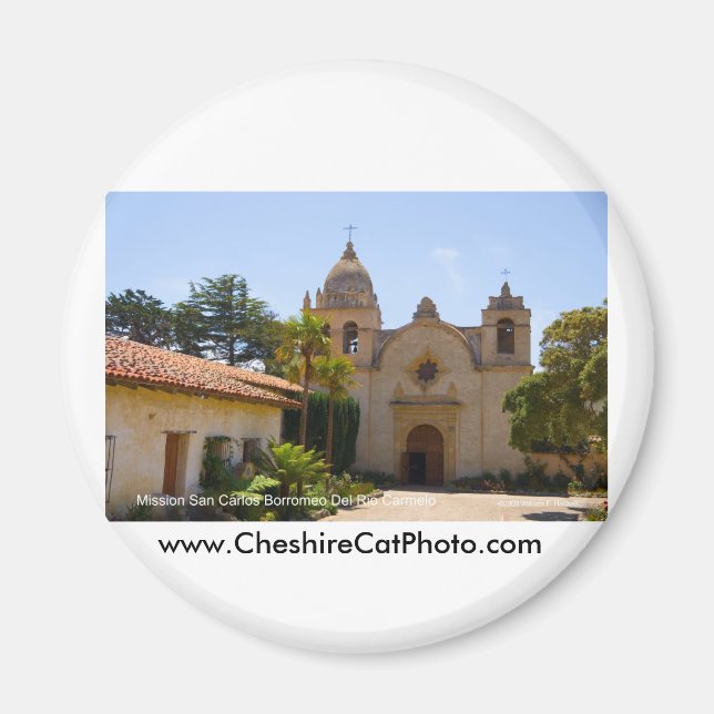 Mission San Carlos Borroméo de Carmelo Products Magnet (Vorne)
