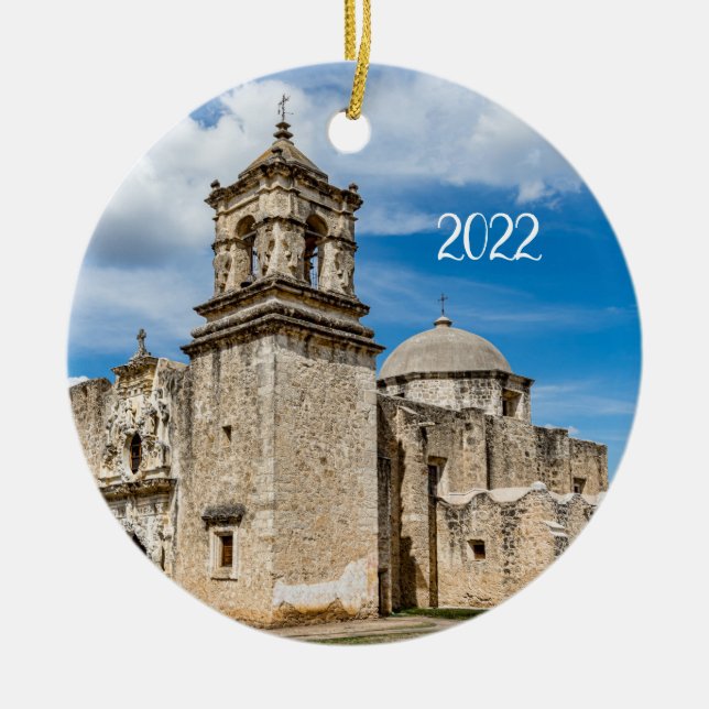 Mission San José 2, San Antonio, Keramik Keramik Ornament (Vorne)