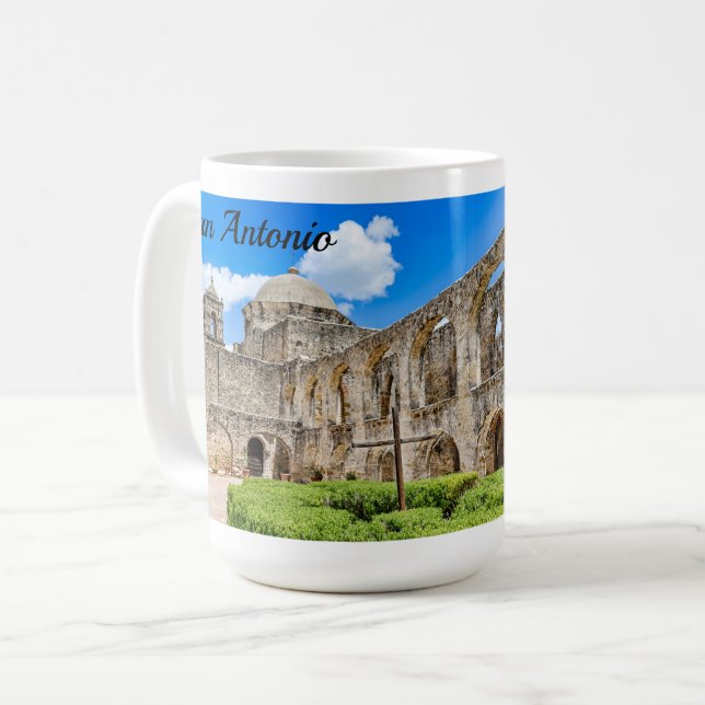 Mission San José, Zeichen des Glaubens, Tasse des  (Vorderseite Links)