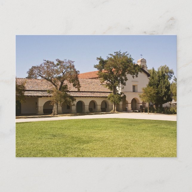 Mission San Juan Bautista Postkarte (Vorderseite)