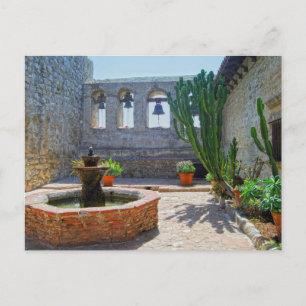 Mission San Juan Capistrano Courtyard Postkarte