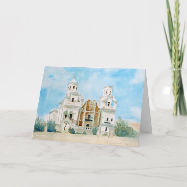 Mission San Xavier del Bac Karte (Vorderseite)