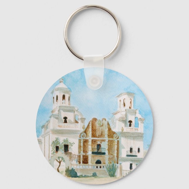 Mission San Xavier del Bac Schlüsselanhänger (Vorderseite)