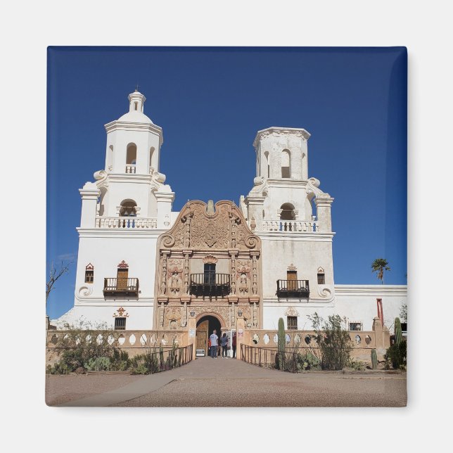 Mission San Xavier Del Bac, Tucson AZ Magnet (Vorne)