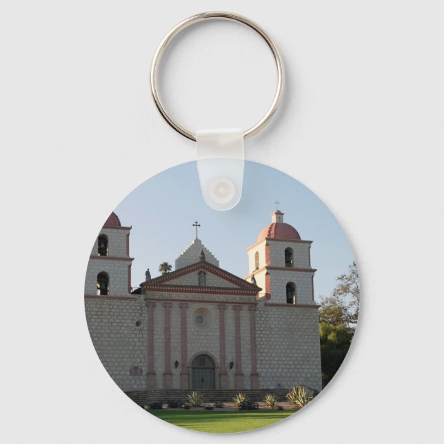Mission Santa Barbara Schlüsselanhänger (Vorderseite)