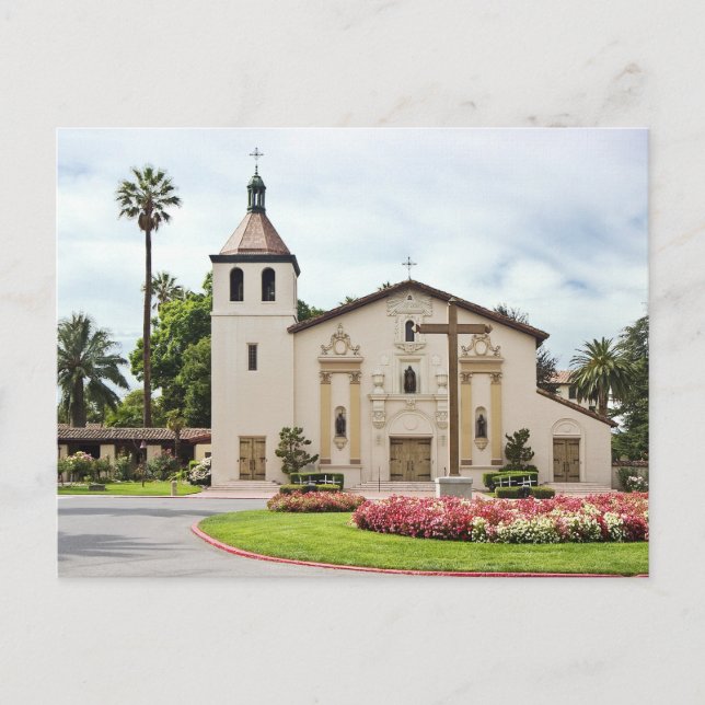 Mission Santa Clara de Asis Postkarte (Vorderseite)