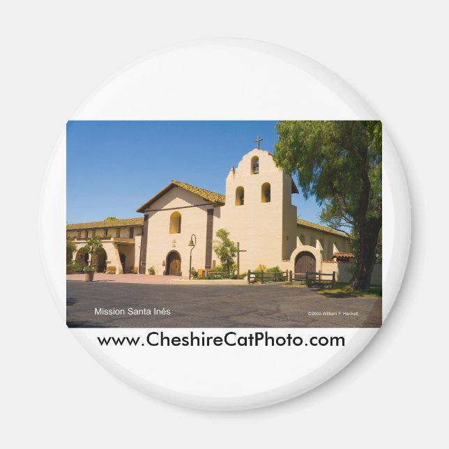 Mission Santa Inés California Products Magnet (Vorne)