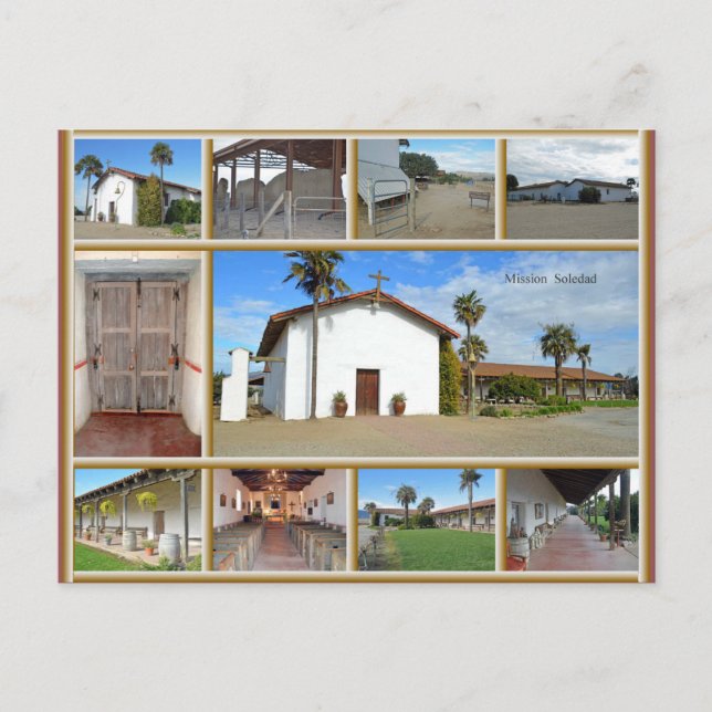 Mission Soledad Postkarte (Vorderseite)