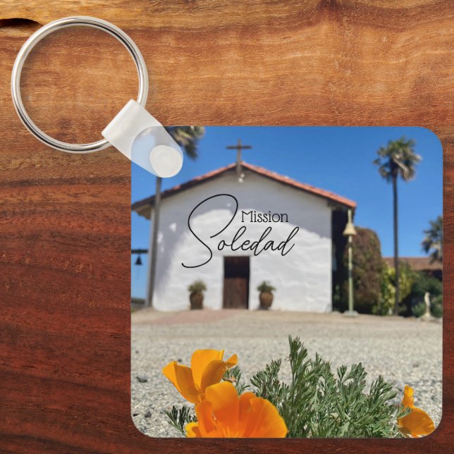Mission Soledad Souvenir Schlüsselanhänger (Vorderseite)