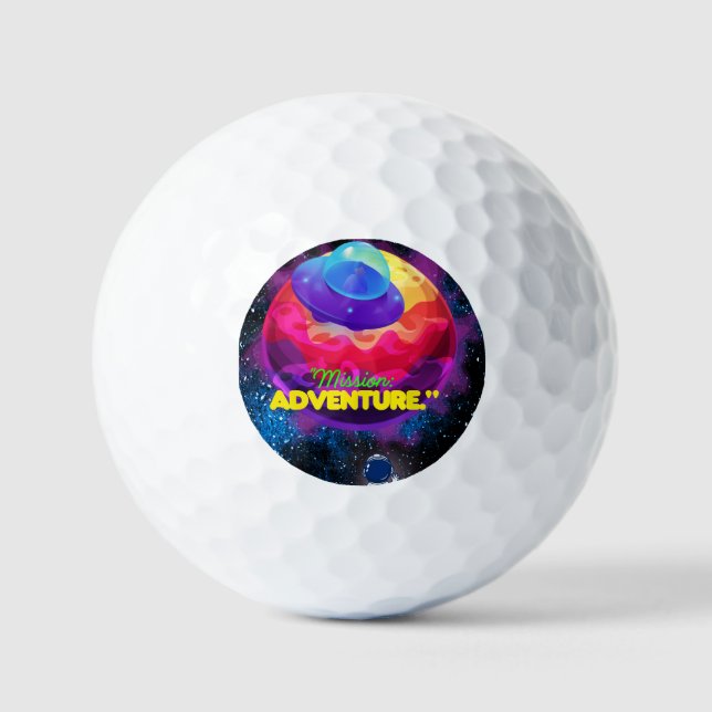 MISSION UND ABENTEUER GOLFBALL (Vorderseite)