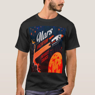 Mission Vacation to Mars Gift Idee T-Shirt