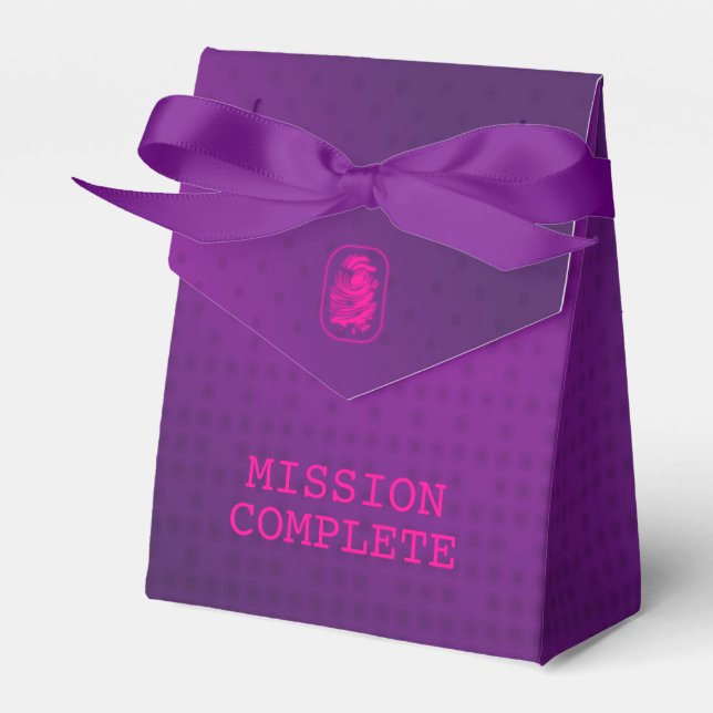 MISSION VOLLSTÄNDIGES Spionage-Party Geschenkschachtel (Vorderseite)