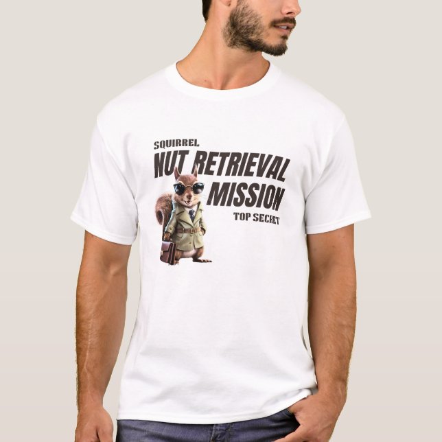 Mission zum Sammeln geheimer Nut T-Shirt (Vorderseite)