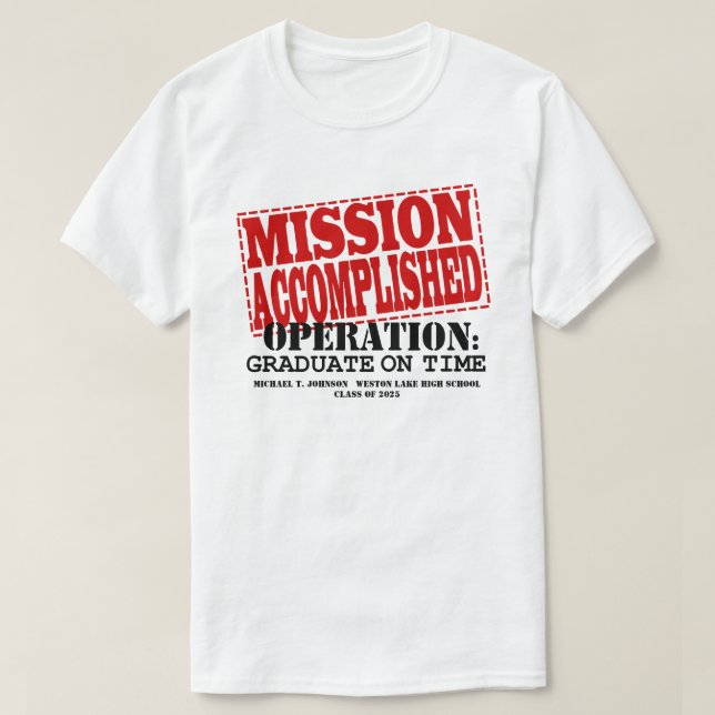 MISSIONSERFÜLLTE Betriebsphase T-Shirt (Design vorne)