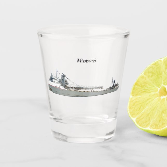 Mississagi-Schussglas Schnapsglas (Vorderseite)