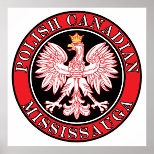 Mississauga Polnischer Adler Poster