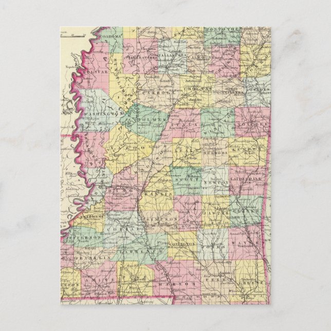 Mississippi 10 postkarte (Vorderseite)