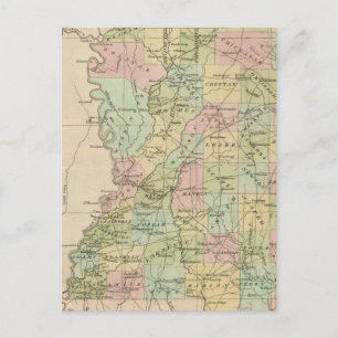 Mississippi 3 postkarte