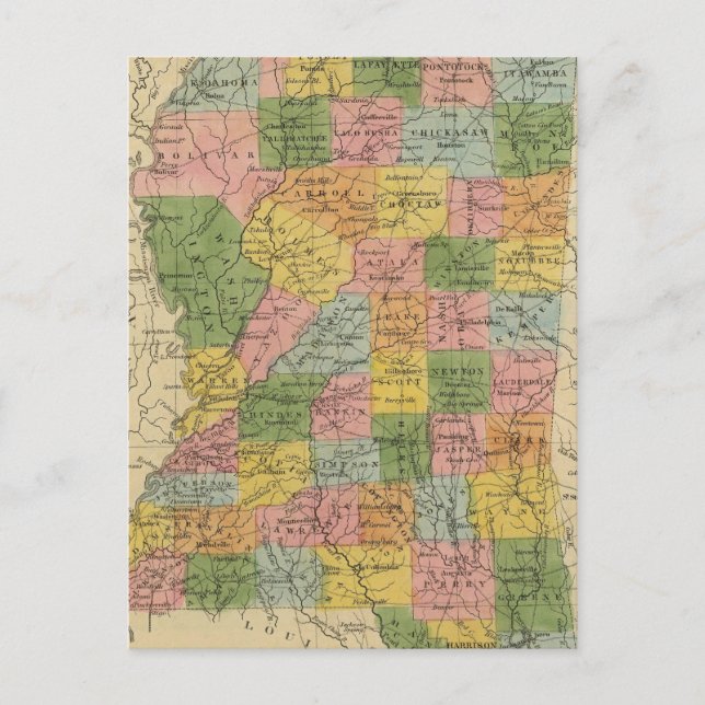 Mississippi 6 postkarte (Vorderseite)