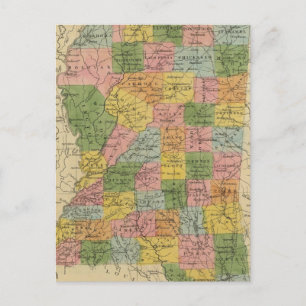 Mississippi 6 postkarte