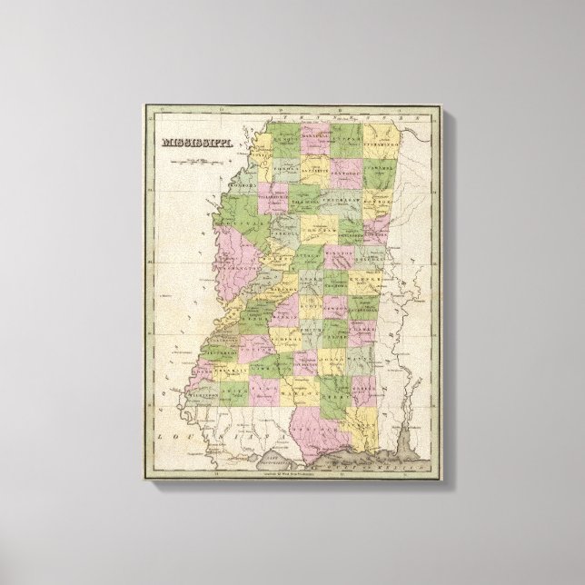 Mississippi 7 leinwanddruck (Vorderseite)