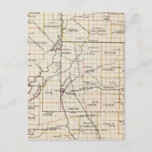 Mississippi 7 postkarte