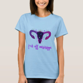 Mississippi Abortion Ban Celestial Uterus Protest T-Shirt