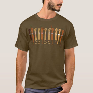 Mississippi ASL American Sign Language Deaf Prix T-Shirt
