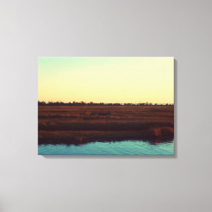Mississippi Bayou Marshland bei Sunset Leinwanddruck