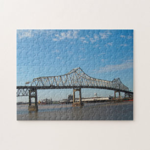 Mississippi Brücke Louisiana . Jigsaw Puzzle