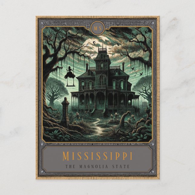 Mississippi | Carte postale Art gothique (Devant)