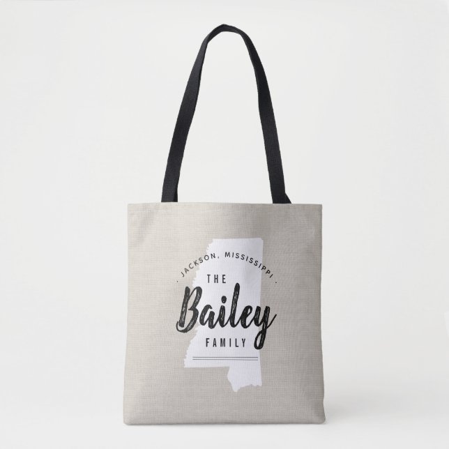 Mississippi Famille Monogram Sac fourre-tout (Devant)