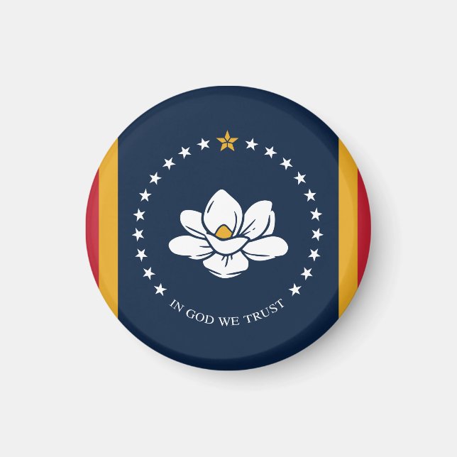 Mississippi Flag 2020 Magnet (Vorne)