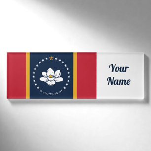 Mississippi Flag 2020 Neu Namenschild