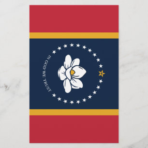 Mississippi-Flagge - Neue Magnolien-Flagge Flyer